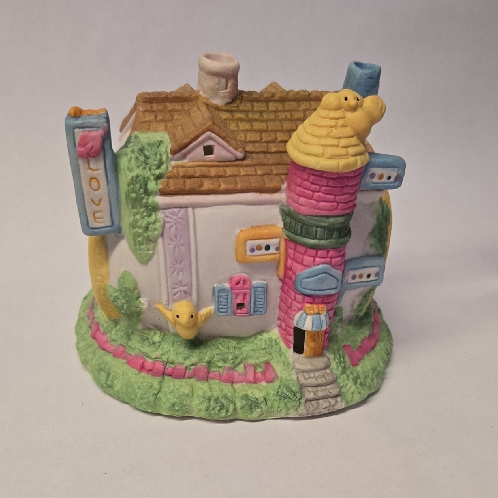 Vintage Porcelain "Egg Hotel" Votive Holder